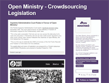 Tablet Screenshot of openministry.info